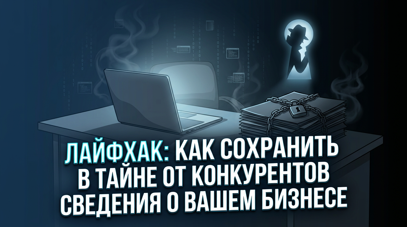 Лайфхак: как сохранить в тайне от конкурентов сведения о вашем бизнесе