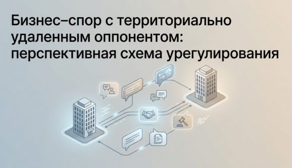 Бизнес-спор с территориально удаленным оппонентом: перспективная схема урегулирования