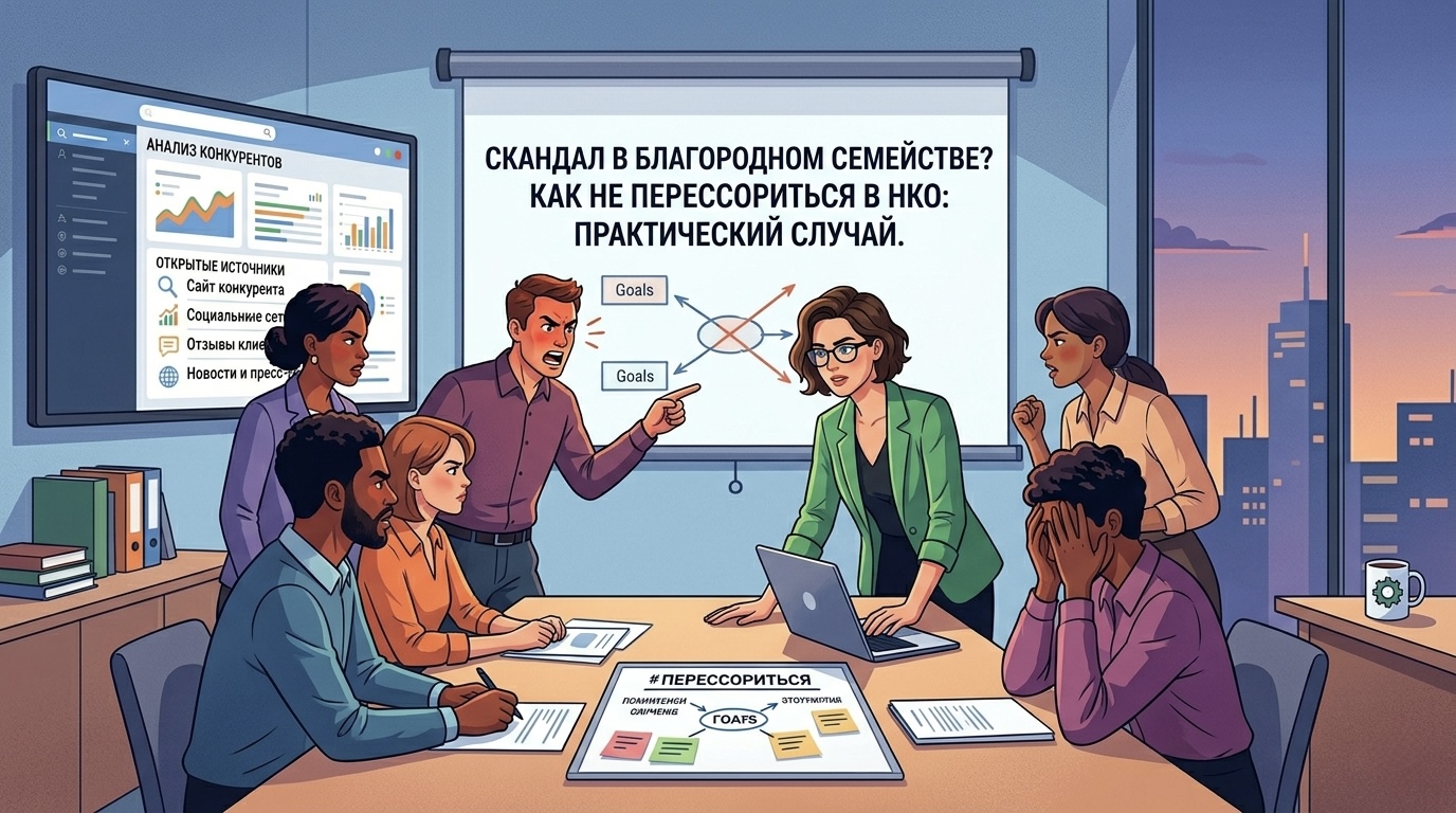Скандал в благородном семействе или как не перессориться в некоммерческих проектах. Случай из практики.